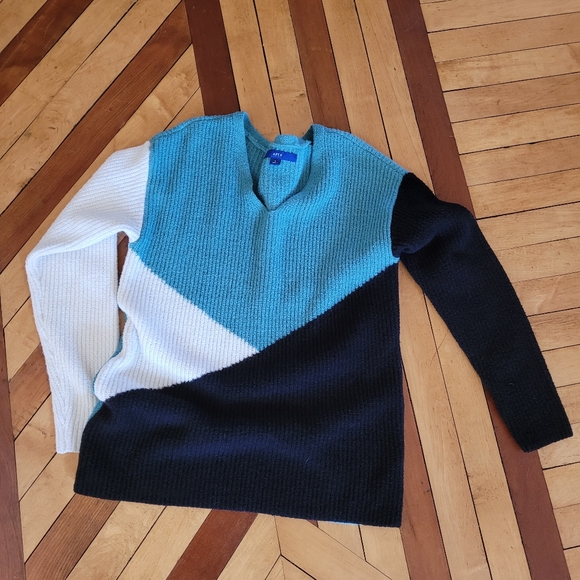 Apt 9 color block soft sweater top Small - Picture 5 of 6